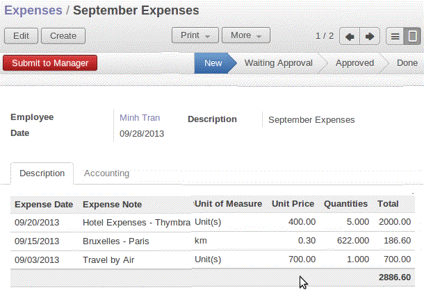 Odoo text and image block