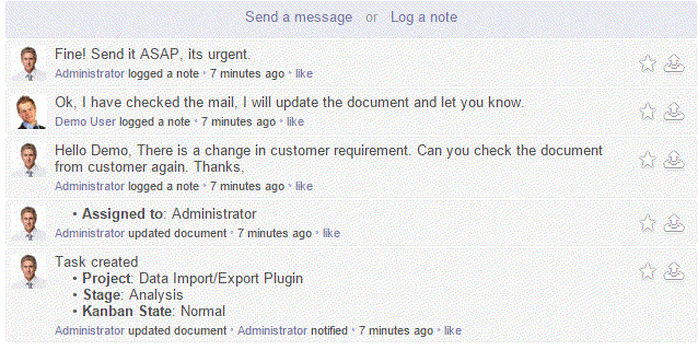 Odoo image and text block