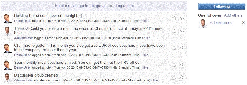 Odoo image and text block